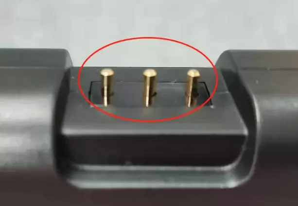 Three HT280 charging pins on the transmitter tower